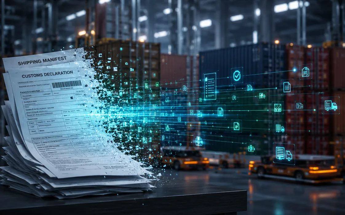 Dunkelverarbeitung Supply Chain
