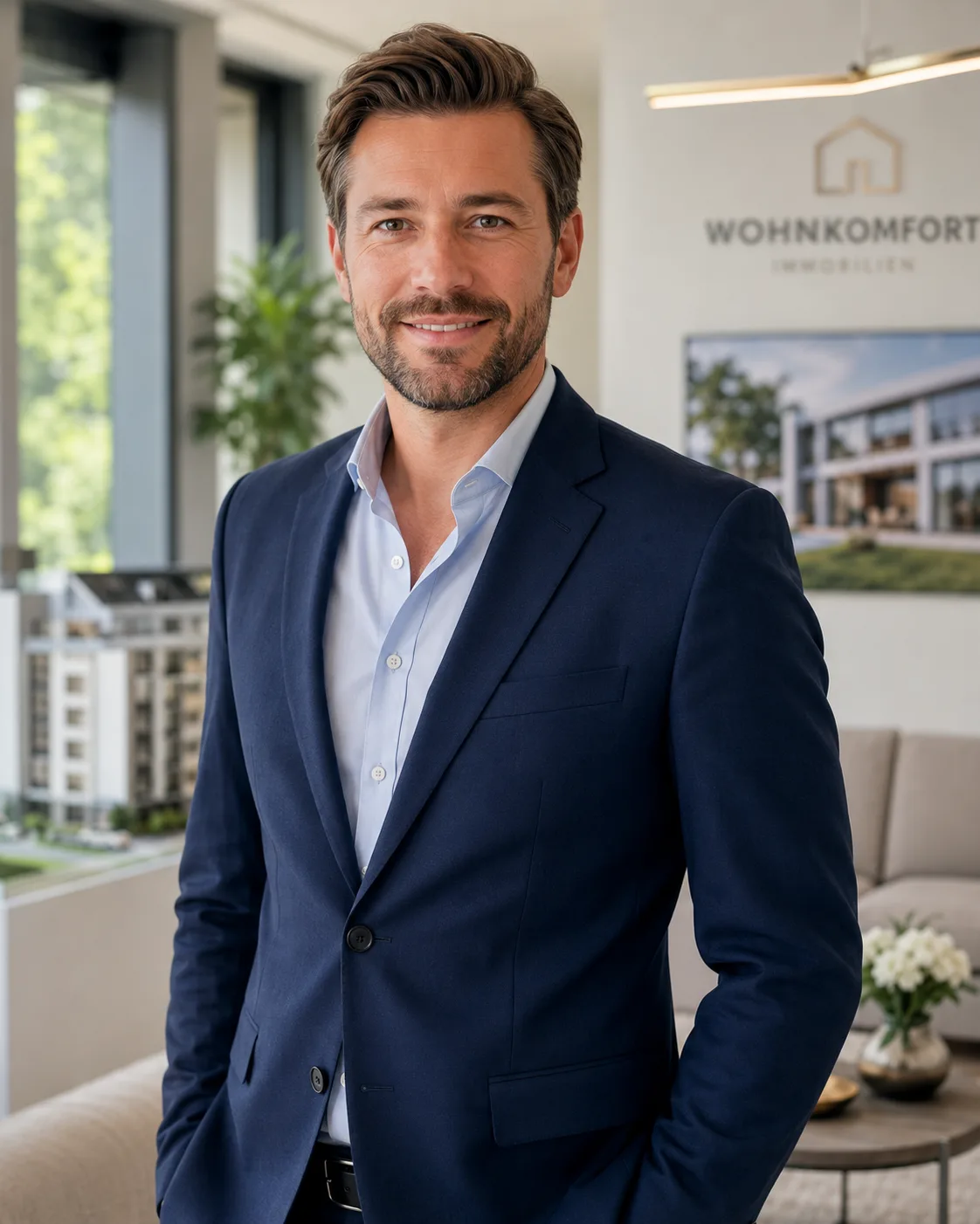 Sympathische Immobilien-Persona