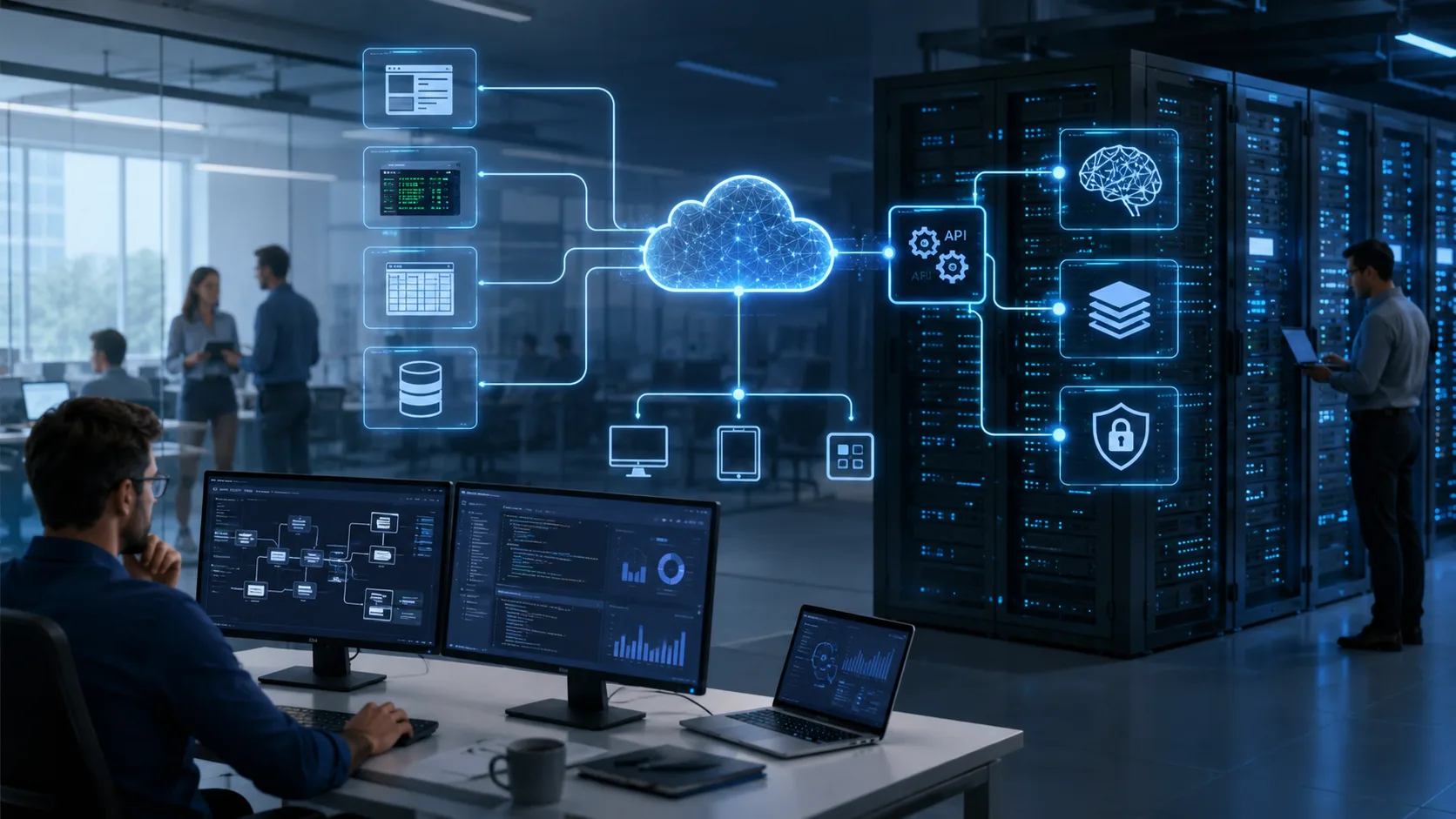 KI-Integration in bestehende IT-Systeme mit sicheren Schnittstellen